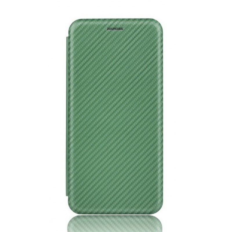 Θήκη Book Leather Carbon Fiber Pattern Honor Magic5 Lite Green
