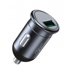 Φορτιστής Αυτοκινήτου XO CC46 Single USB A Car Fast Charger 18W Grey