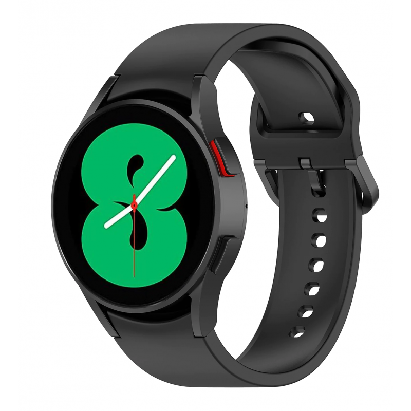 Ανταλλακτικό λουράκι QuickFit Smoothband Color Braided Button Black για Samsung Galaxy Watch 7 / 6 / 6 Classic / 5 / 5 Pro/ 4 / 4 Classic