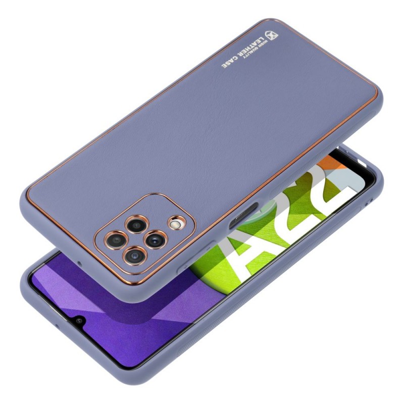 Θήκη Forcell Leather Samsung Galaxy A22 4G/M32 4G/M22 4G SM-A225/M325/M225F Blue