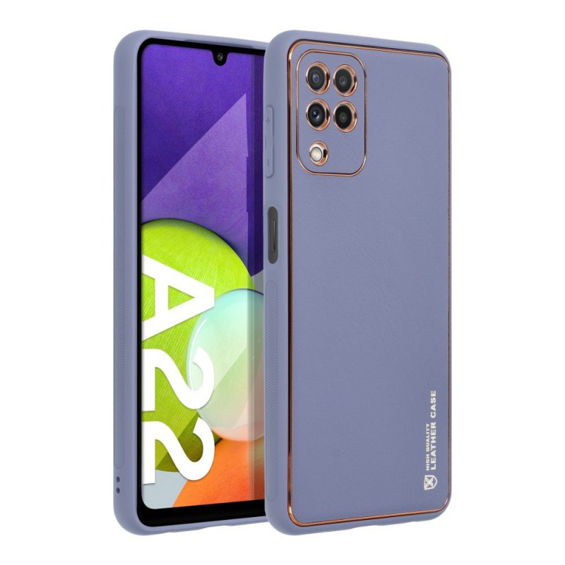 Θήκη Forcell Leather Samsung Galaxy A22 4G/M32 4G/M22 4G SM-A225/M325/M225F Blue