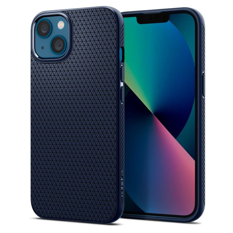 Θήκη Spigen Liquid Air Apple iPhone 13  (6.1") Navy Blue (ACS03520)