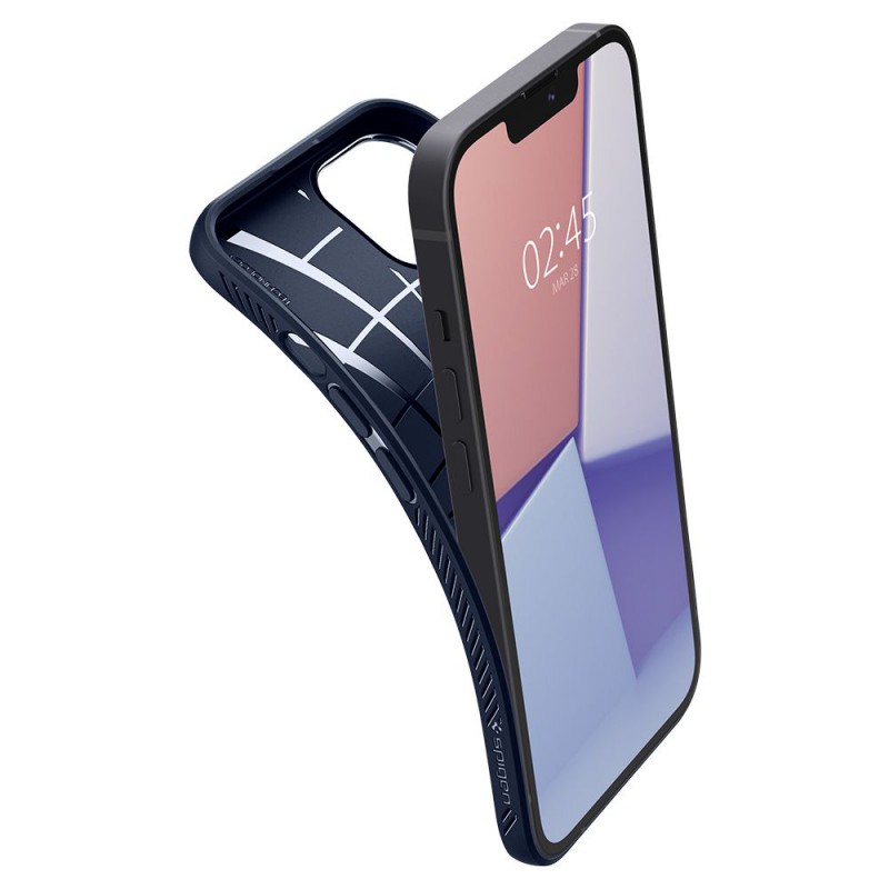 Θήκη Spigen Liquid Air Apple iPhone 13  (6.1") Navy Blue (ACS03520)