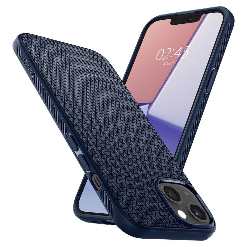 Θήκη Spigen Liquid Air Apple iPhone 13  (6.1") Navy Blue (ACS03520)