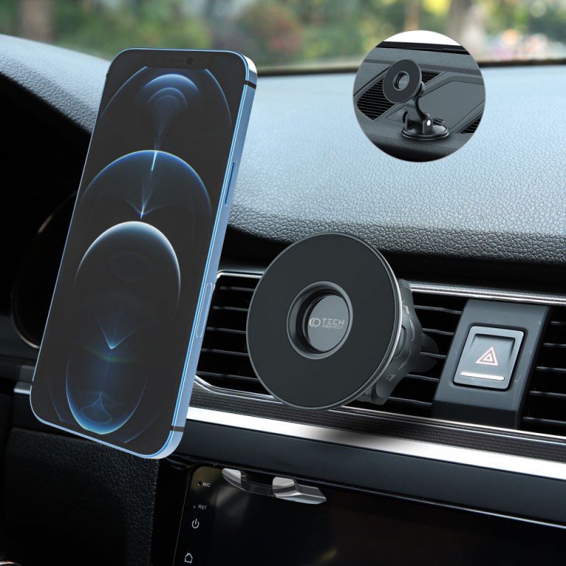 Βάση Αυτοκινήτου Tech-Protect N50 Magnetic Dashboard & Vent Car Mount Black
