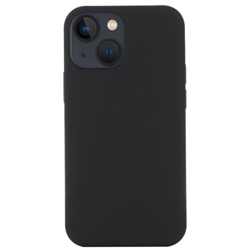 Θήκη Real Smooth Silicone  Apple iPhone 14 Plus (6.7") Black