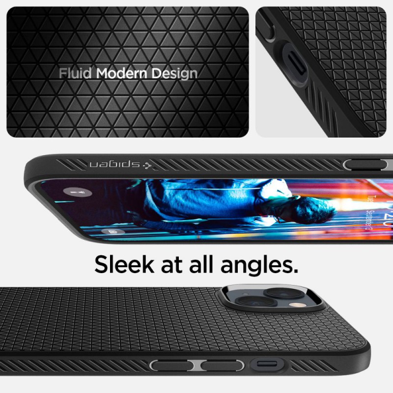 Θήκη Spigen Liquid Air Apple iPhone 14 Pro (6.1") Matte Black (ACS04957)