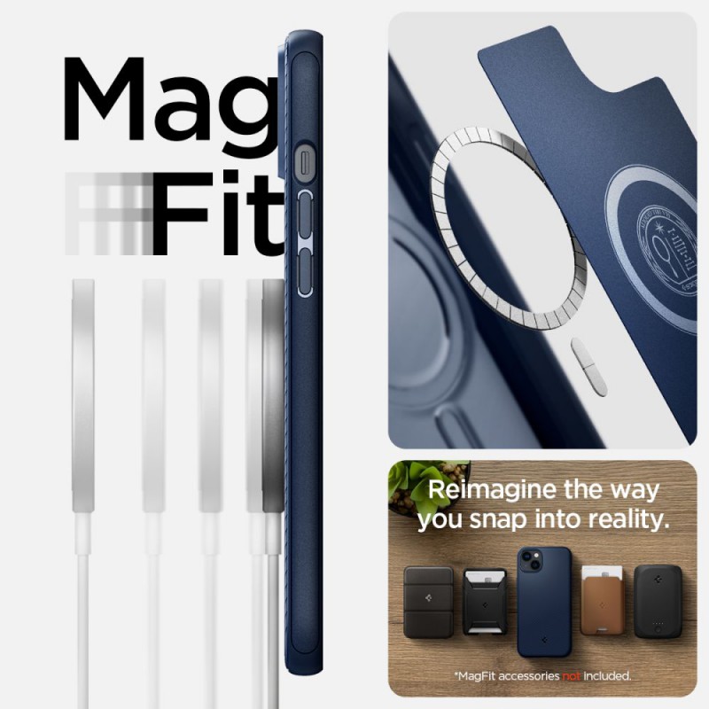 Θήκη Spigen Mag Armor Apple iPhone 14 Pro Max (6.7") Navy Blue (ACS04845)