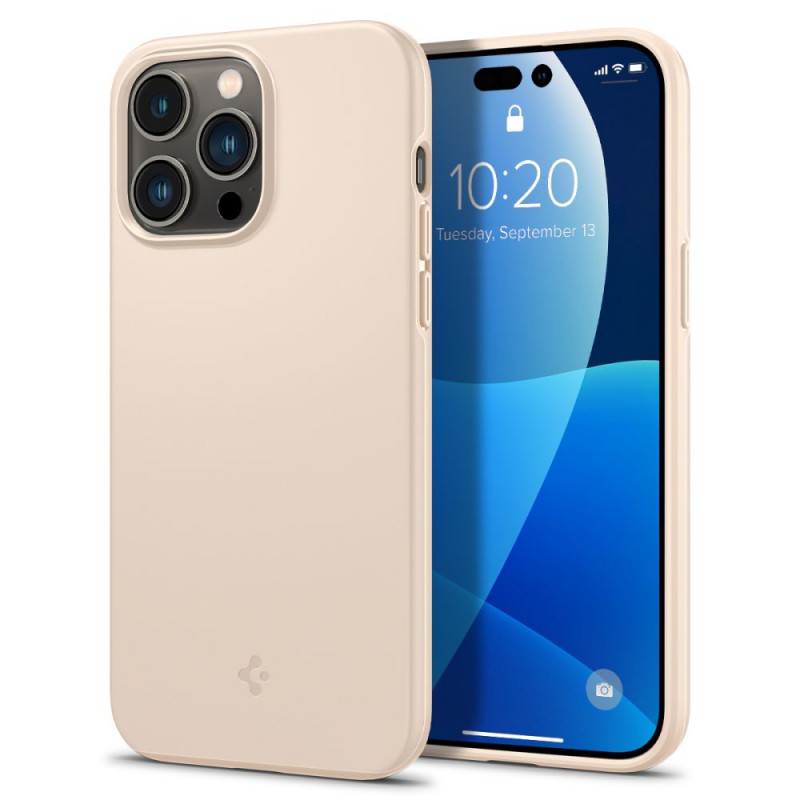 Θήκη Spigen Thin Fit Apple iPhone 14 (6.1") Sand Beige (ACS04793)