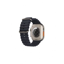 Ανταλλακτικό Λουράκι QuickFit  Ocean Band Apple Watch 5/6/SE/7/8/Ultra (42/44/45/49mm) Waterproof  Silicone  Black