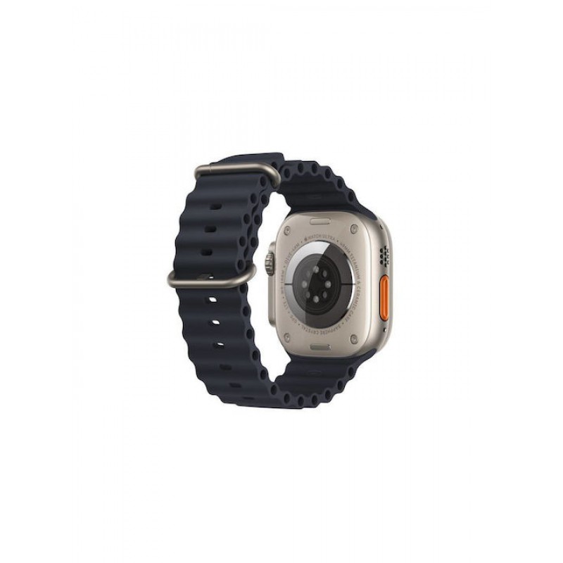 Ανταλλακτικό Λουράκι QuickFit  Ocean Band Apple Watch 5/6/SE/7/8/Ultra (42/44/45/49mm) Waterproof  Silicone  Black