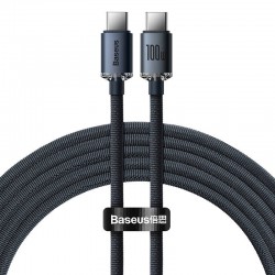 Καλώδιο Data Baseus Crystal Shine Type-C to Type-C 100W 1.2m (CAJY000601) Black