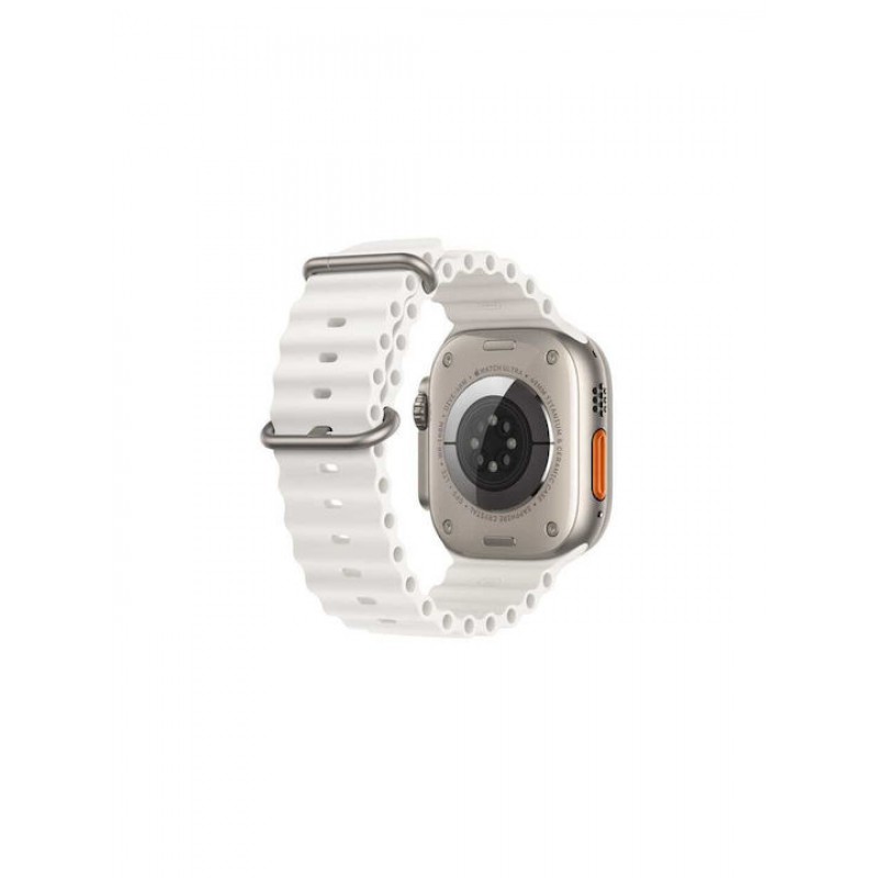 Ανταλλακτικό Λουράκι QuickFit  Ocean Band Apple Watch 5/6/SE/7/8/Ultra (42/44/45/49mm) Waterproof  Silicone White Ανταλλακτικό Λουράκι QuickFit  Ocean Band Apple Watch 5/6/SE/7/8/Ultra (42/44/45/49mm) Waterproof  Silicone White