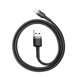 Καλώδιο Φόρτισης Baseus 8-Pin USB-A to Lightning Cable 2A 0,5m Gray-Black (CALKLF-AG1)