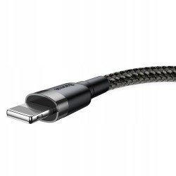 Καλώδιο Φόρτισης Baseus 8-Pin USB-A to Lightning Cable 2A 0,5m Gray-Black (CALKLF-AG1)