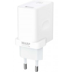 Φορτιστής Ταξιδίου για OnePlus Warp Wall Quick Charge 30W/6A (WC0506A3HK) White (Original Bulk)