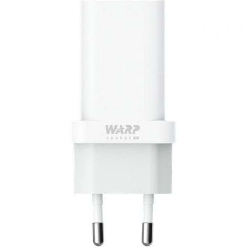 Φορτιστής Ταξιδίου για OnePlus Warp Wall Quick Charge 30W/6A (WC0506A3HK) White (Original Bulk)