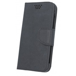 Θήκη Book Fancy Silicone Universal 6,1"- 6,7" Black