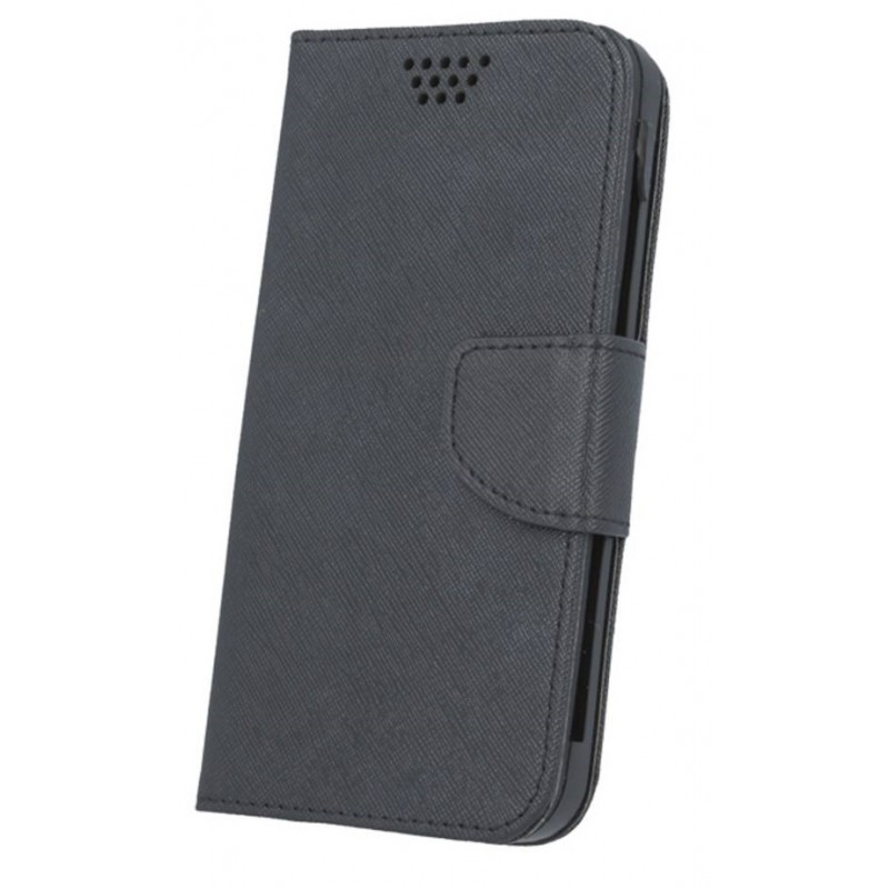 Θήκη Book Fancy Silicone Universal 6,1"- 6,7" Black