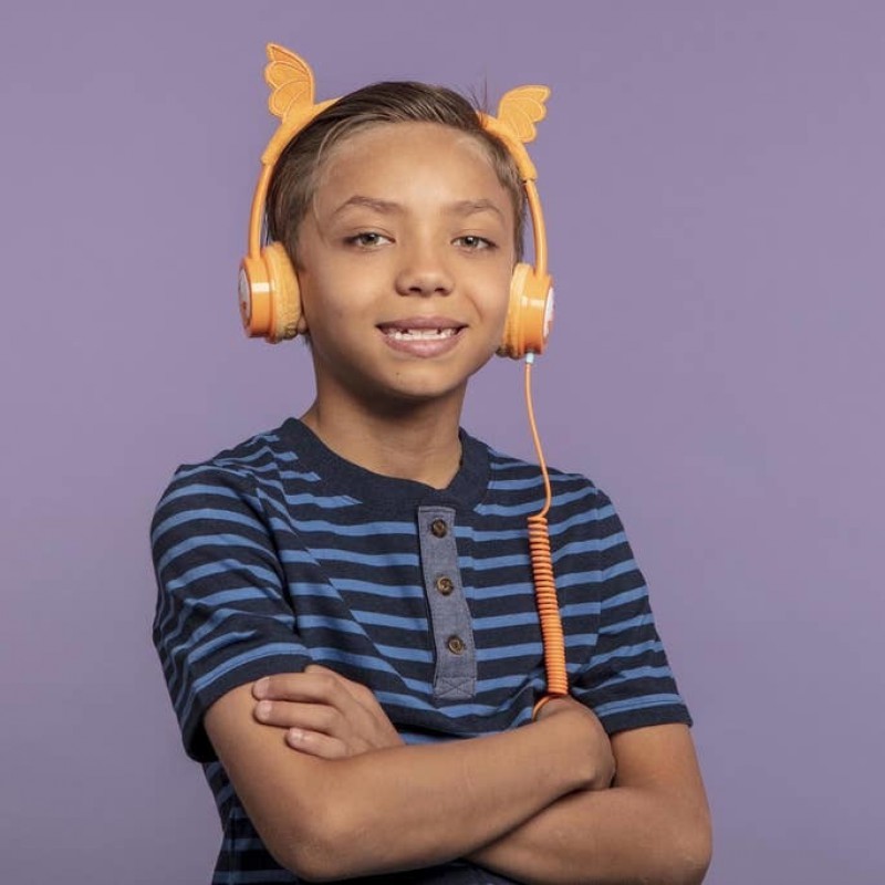 Ακουστικά Bluetooth iFrogz Rockerz Costume Dragon Headphones Orange