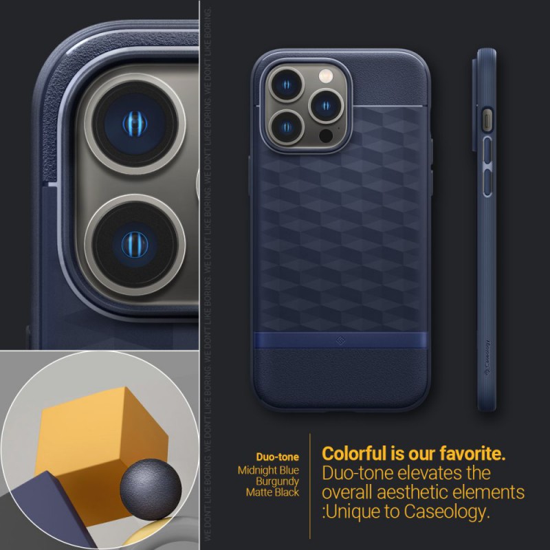 Θήκη Spigen Caseology Parallax Magsafe Apple iPhone 14 Pro Max (6.7") Midnight Blue (ACS04859)