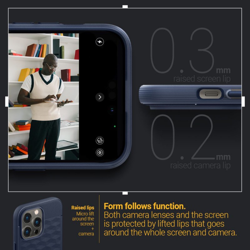 Θήκη Spigen Caseology Parallax Magsafe Apple iPhone 14 Pro Max (6.7") Midnight Blue (ACS04859)