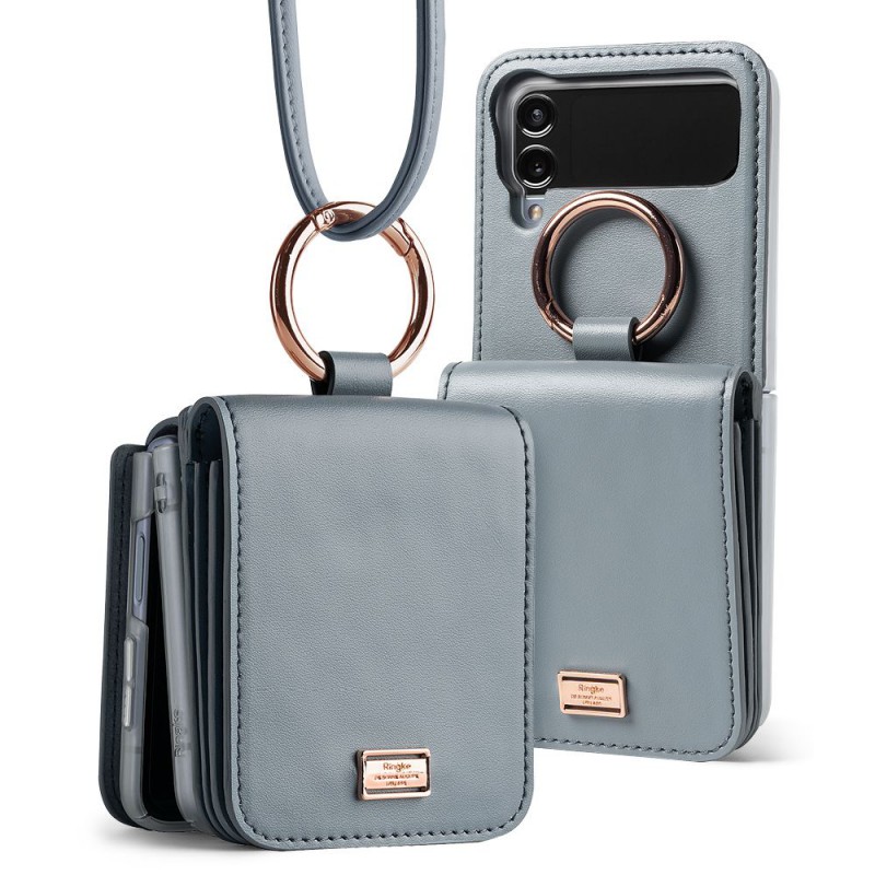 Θήκη Ringke Signature Card Pocket Samsung Galaxy Z Flip4 5G SM-F721 Ash Blue