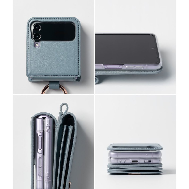 Θήκη Ringke Signature Card Pocket Samsung Galaxy Z Flip4 5G SM-F721 Ash Blue