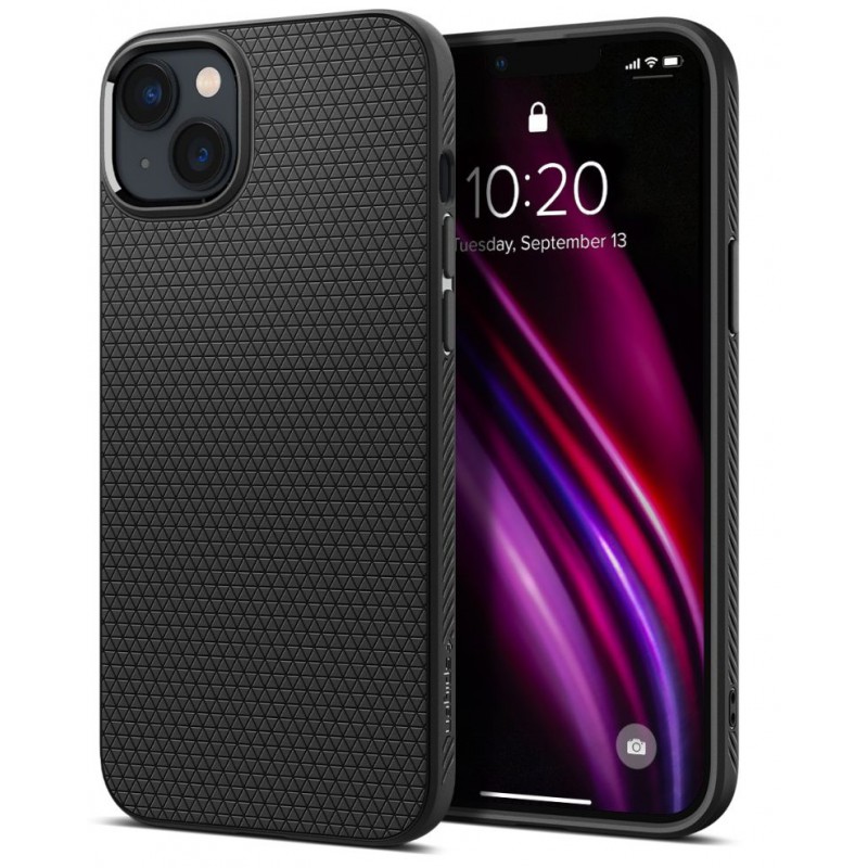 Θήκη Spigen Liquid Air  Apple iPhone 14 Plus (6.7") Matte Black (ACS04891)