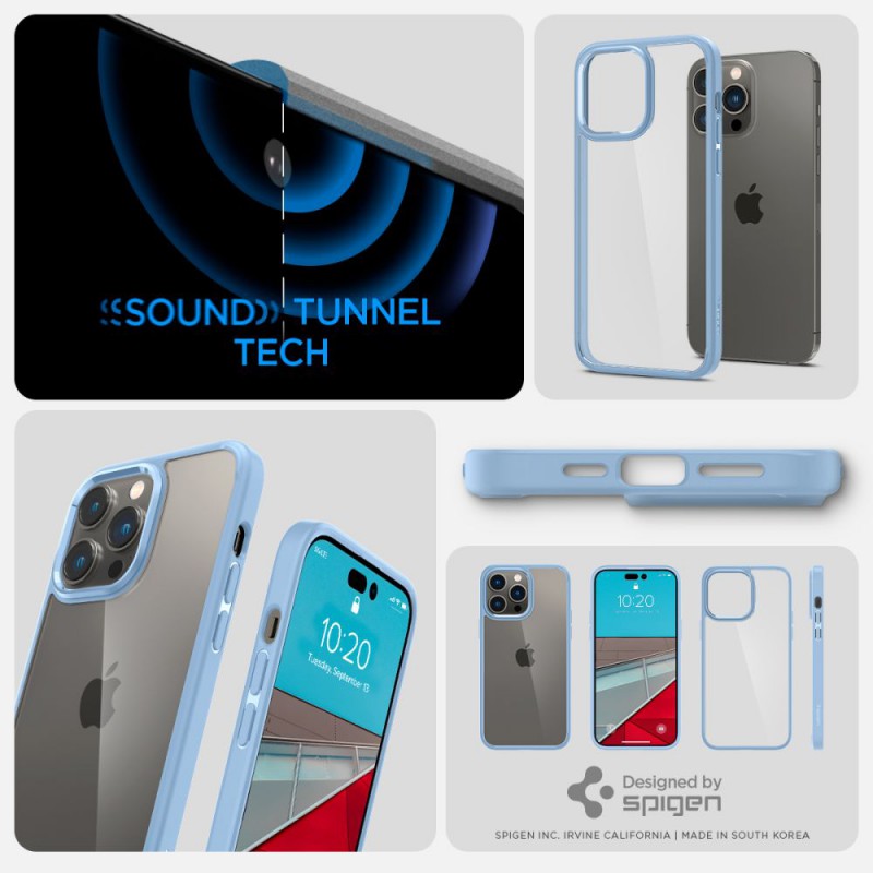 Θήκη Spigen Ultra Hybrid Apple iPhone 14 Pro Max (6.7") Sierra Blue (ACS04820)
