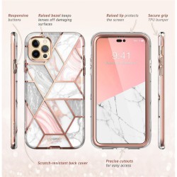 Θήκη Supcase Cosmo Apple iPhone 14 Pro (6.1") Marble 