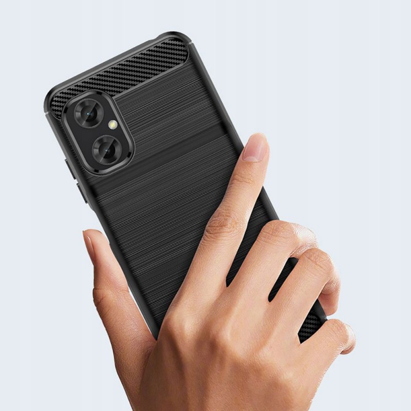Θήκη Tech-Protect TPU Carbon Fiber Brushed Xiaomi Poco M5 Black