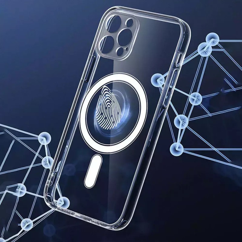Θήκη TPU with MagSafe Magnet Apple iPhone 13 Mini (5.4") Clear