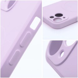 Θήκη Real Smooth Silicone Magsafe Apple iPhone 13 Mini (5.4") Pink