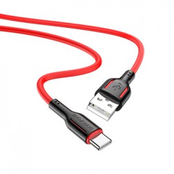 Καλώδιο Data Borofone BX63 USB A to Type-C 3A 1m Red