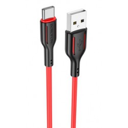 Καλώδιο Data Borofone BX63 USB A to Type-C 3A 1m Red