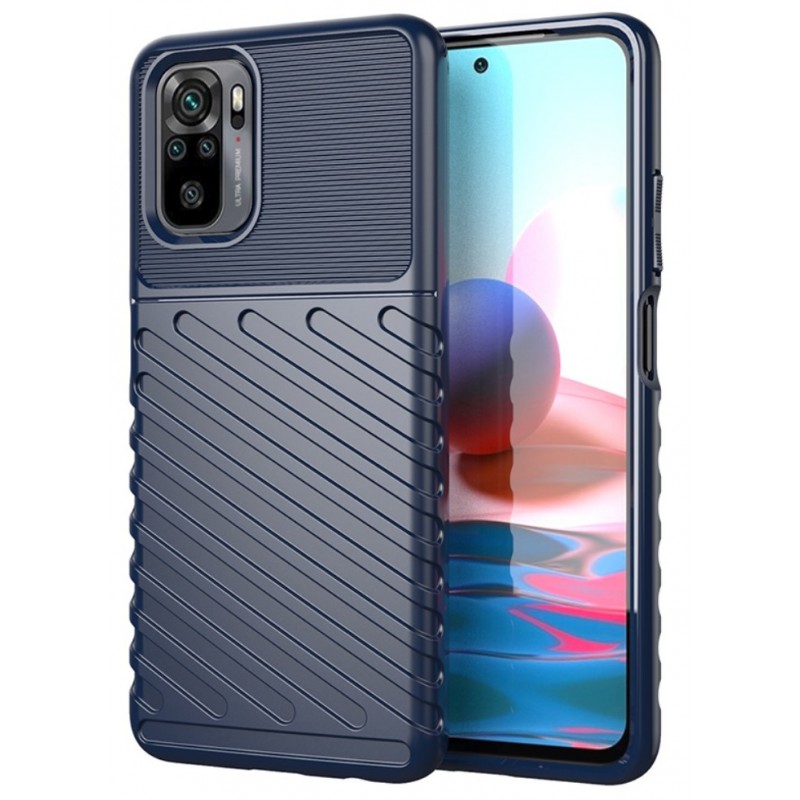 Θήκη TPU Rugged Armor Square Xiaomi Redmi 10 5G Blue