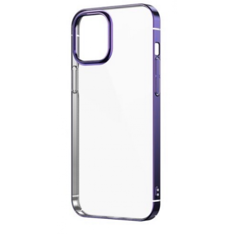 Θήκη X-Level TPU Soft Electro Plating Frame Apple iPhone 14 Pro (6.1") Purple