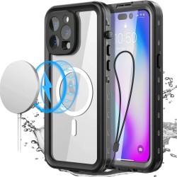 Αδιάβροχη θήκη Redpepper with MagSafe Apple iPhone 14 Pro (6.1") Shockproof/Waterproof Black