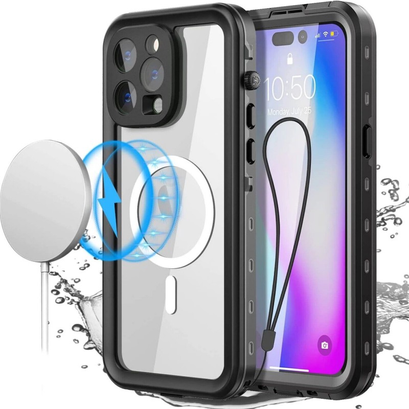Αδιάβροχη θήκη Redpepper with MagSafe Apple iPhone 14 Pro (6.1") Shockproof/Waterproof Black