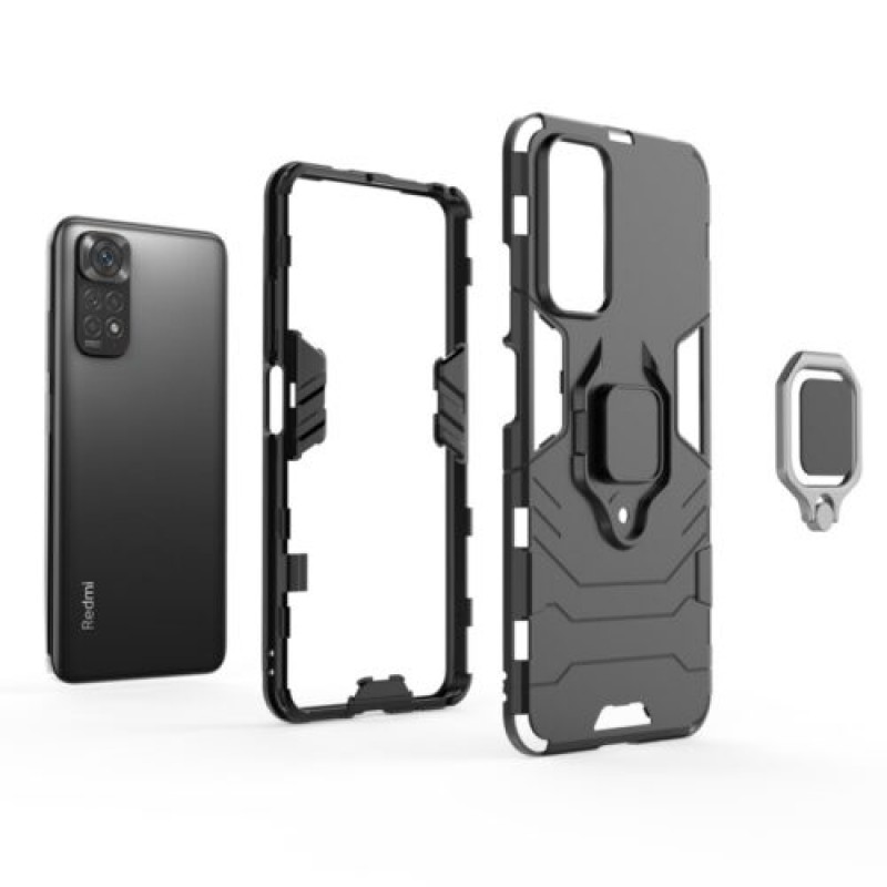 Θήκη Ring Armor Magnetic Stand Xiaomi Redmi A1/ A2 Shockproof Black