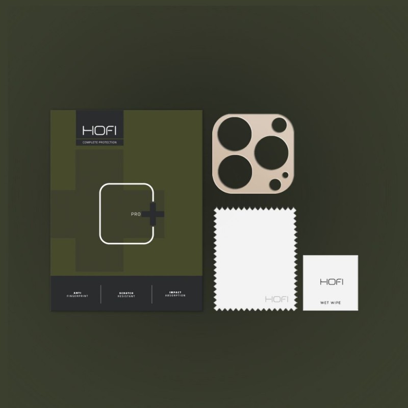 Γυαλί Προστασίας Hofi Cam Pro+ Apple iPhone 14 Pro (6.1")/ iPhone 14 Pro Max (6.7") Camera Lens Gold