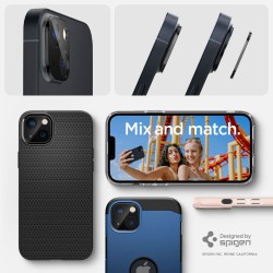 Γυαλί Προστασίας Spigen Optik.Tr Camera Lens Apple iPhone 14 (6.1")/14 Plus (6.7") Pacific Blue (AGL05274) 2τμχ