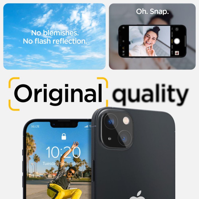 Γυαλί Προστασίας Spigen Optik.Tr Camera Lens Apple iPhone 14 (6.1")/14 Plus (6.7") Pacific Blue (AGL05274) 2τμχ