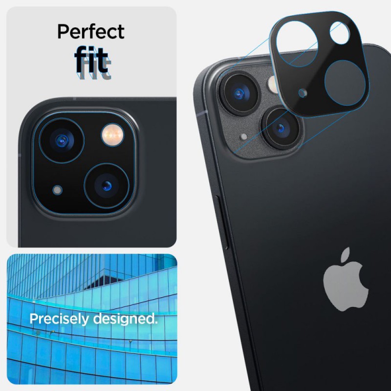 Γυαλί Προστασίας Spigen Optik.Tr Camera Lens Apple iPhone 14 (6.1")/14 Plus (6.7") Pacific Blue (AGL05274) 2τμχ