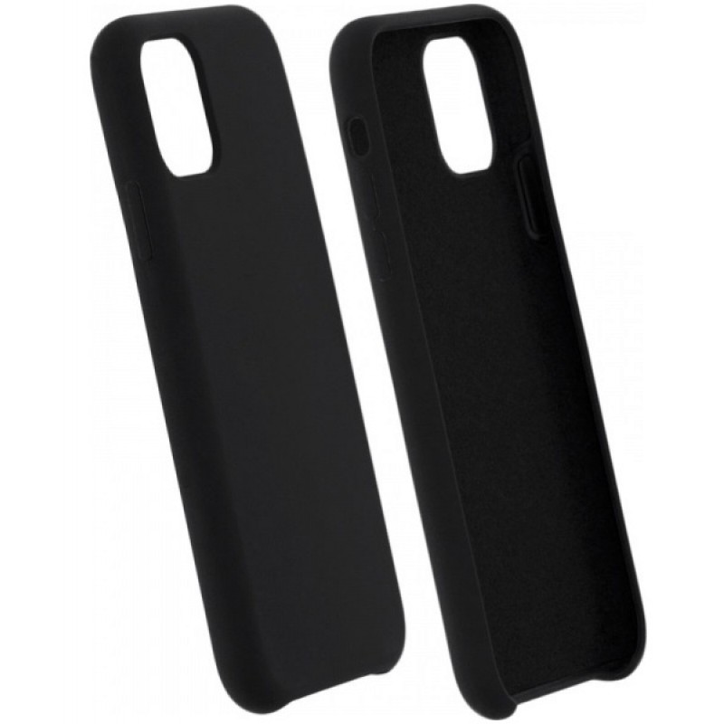 Θήκη Real Smooth Silicone Realme Oppo Reno 7Z 5G/Reno 7 Lite 5G/Reno 8 Lite 5G Black