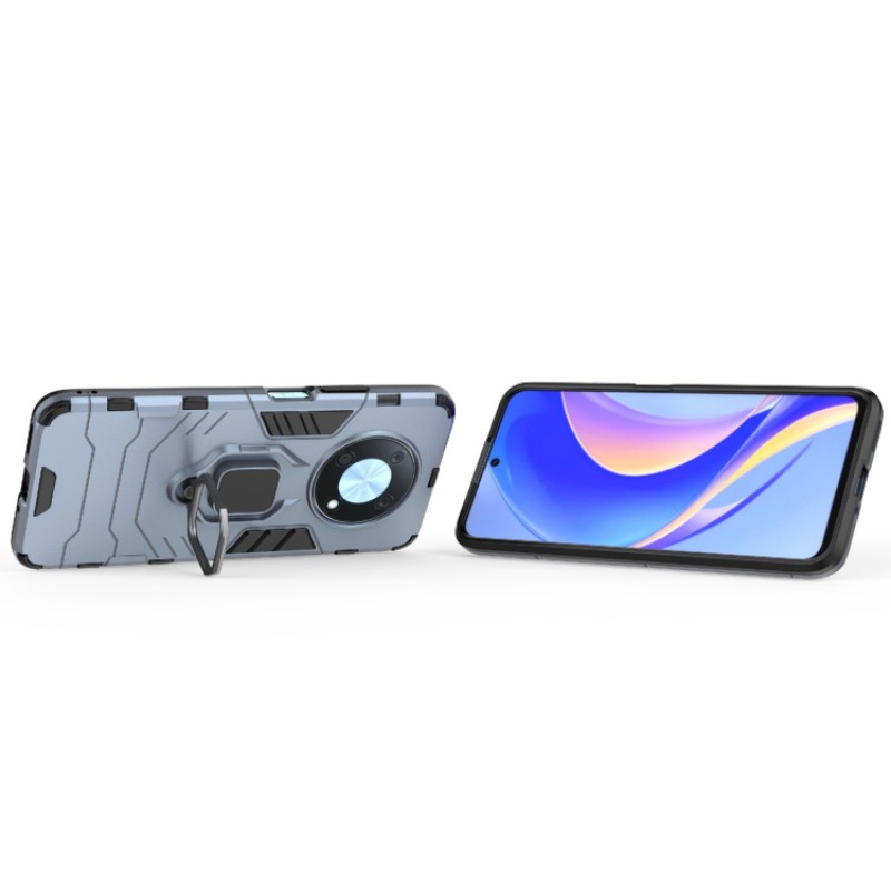 Θήκη Ring Armor Magnetic Stand Huawei Nova Y90 Shockproof Blue