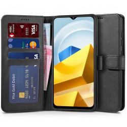 Θήκη Book Tech-Protect Wallet Xiaomi Poco M5 Black