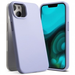 Θήκη Real Smooth Silicone  Apple iPhone 14 (6.1") Lavender