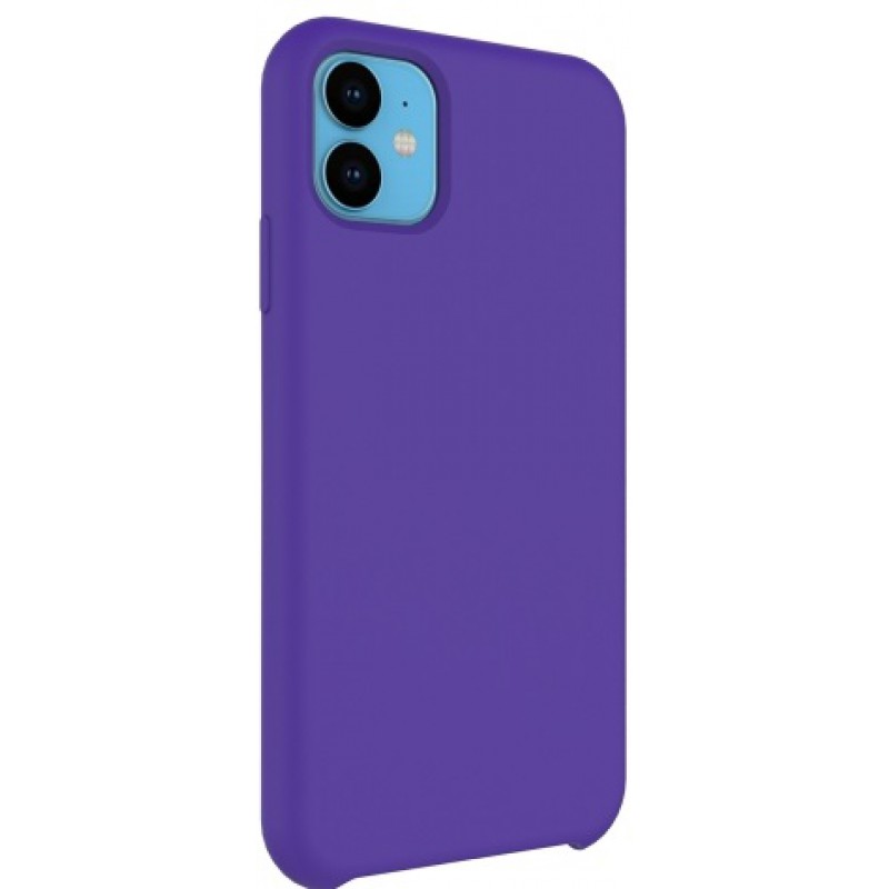 Θήκη Real Smooth Silicone  Apple iPhone 14 Plus (6.7") Purple